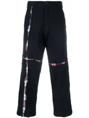 [COMME des GARCONS SHIRT] 羊毛闊幅格子呢長褲