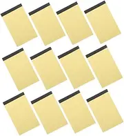 COOPHYA 12 Pack College Ruled Scratch Pads Lined Note Paper Small Pads Bulk Minimalist Design -Off Students