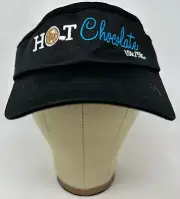 New Hot Chocolate 15k 5k Race Running Unisex Black Visor Hat