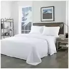 Royal Comfort Blended Bamboo Queen Sheet Set White