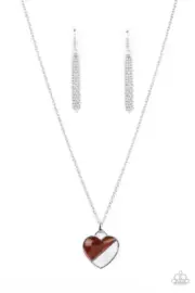 Paparazzi Nautical Romance Brown Necklace NWT