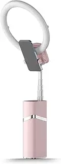 Phone Floor Tripod Stand, Cell Phone Tripod with Remote and Phone Holder, Extendable to 76" Selfie Stand for Travel, Selfie, Live Stream, Vlog, Makeup, YouTube, No Need to Install(Color:002)