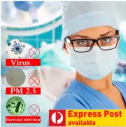 50PCS Face Mask 3 Layer Protective Mouth Masks Anti Bacterial Filter Respirator
