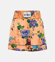 [Off-White] Off-White Floral jacquard pajama shorts AU 16 multicoloured