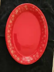 Fiestaware Large Snowflake ❄️ Platter. MACYS EXCLUSIVE.