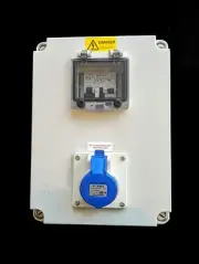 18th Edition Caravan Hook Up Unit Enclosure 1 x 16amp Socket