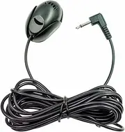 NewTH Car Microphone Portable 3.5mm Mic with 9.85 Feet Cable for Vehicle Head Unit Bluetooth DVD Radio Stereo Player Laptop - Plug and Play