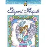 CREATIVE HAVEN ELEGANT ANGELS COLORING BOOK