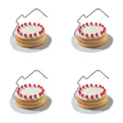 4PK Appetito Cake Cutter 33cm Home Kitchen Cooking/Baking
