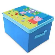 Peppa Pig Folding Toy Box Storage Kids Room NEW
