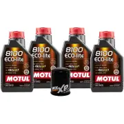 4L Motul 8100 ECO-LITE 5W30 Wix XP Filter Motor Oil Change Kit API SP-RC (for: Honda)