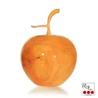 在飛比找momo購物網優惠-【開運方程式】台灣蘋果檜木聚寶盆27cm(台灣工藝 木雕 招