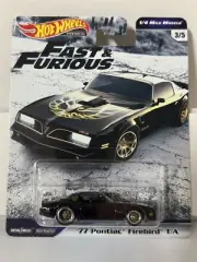 Hot Wheels Fast And Furious 77 Pontiac Firebird T/A 1/64