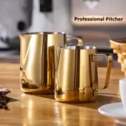 350/600ML Stainless Steel Frothing Coffee Barista Craft Latte Milk Cream Cups