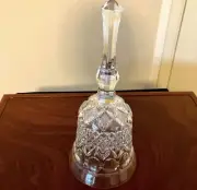 Vintage Crystal bell hand cut made in Italy Lead crystal