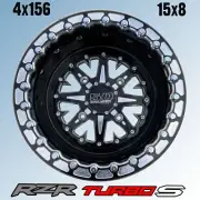 50 Caliber Racing 15x8 Ultra Light Beadlock Wheel 502 4x156 RZR Turbo S Pro XP
