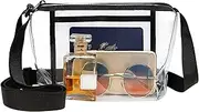 Clear Purse,Clear Bag Stadium Approved with Inner Pocket and Adjustable Strap for Concerts and Sports Event Clear Bag
