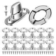 20 Sets Fastener Turning Screw Tools Eyelets Buttons