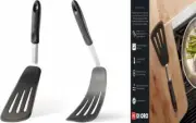 Di Oro Chef Series Long Flexible Silicone Turner Fish Spatula – 600ºF Heat...
