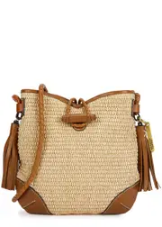 Isabel Marant Taggy Raffia Cross-body Bag, Bag, Natural One Size