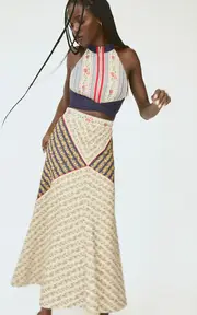 [Rosie Assoulin] Diamond A-Line Skirt