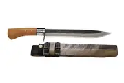 Kanetsune KB160 - 240mm Carbon Steel Yama-Zakura Knife (Wild Cherry Wood Handle & Magnolia Wood Sheath)