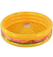 Kiddie Pool, Hamburger Ice Cream Inflatable Pool, Water Pool in Summer,