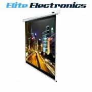 ELITE SCREENS VMAX120XWH2 120" WHITE 16:9 ELECTRIC MOTORIZED PROJECTOR 1.1 GAIN