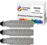 3 Pack Compatible Toner Cartridge for Ricoh 885450 TYPE-2320D (11,000 pages) for Ricoh Aficio 1022 1027 2022 2027 3025 3030 MP 2352 2510 2550 2550B 2550MP 2553 2851 2852 3010 3053 3350B 3351 3352 3353