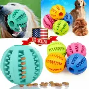 Dog Gum Cleaner Chew Toy Puppy Pet Teeth Dental Bite Rubber Ball Healthy Treat