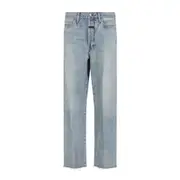 [Fear Of God] Fear Of God-Light Blue 80s 5 Pockets Cotton Jeans-Uomo 32 WAIST