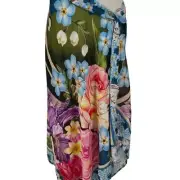 New Agua Bendita Women's Floral Sarong Wrap Swim Cover Beach Pareo
