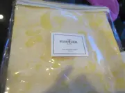 Williams Sonoma Easter Tulip jacquard runner yellow 18 110 Spring linen New
