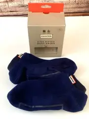 Hunter Kids Fitted Boot Socks Ankle Navy Size L (1-3) Hunter Boots NWT NIB