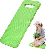 Kneeling Pad 15x7 Inch Green Color EVA Foam Knee Cushion with Handle Non-Slip Shock Absorption Resilient Knee Mat for Gardening Yoga Work
