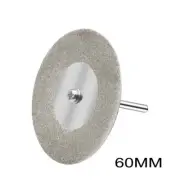 5Pcs 60mm Mini Diamond Saw Blade Cutting Disc for Glass Stone Drill Rotary Tool