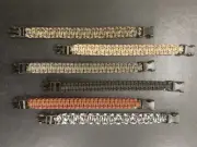 Pack of 6 Paracord Bracelet Micro Cord Bracelets XL