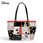 Disney Mickey Mouse And Minnie Mouse Patchwork Tote Bag