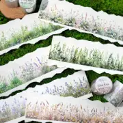 Flowers Plants Shrub PET Adhesive Tape Junk Journal Planner Scrapbooking Sticker
