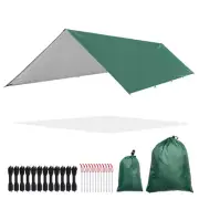 Yescom 10x15FT Camping Tent Tarp Hammock Rain Fly Waterproof Hiking Green