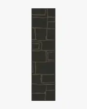 75' x 305' | Machine Washable Runner Rug | Kid & Pet Friendly | Indoor Rug | Alsace Soft Black Rug by Nina Takesh | Ruggable