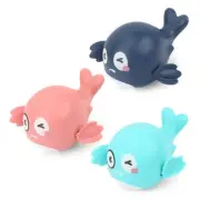 Little Whale Model Clockwork Water Playing Bath Toys for Swimming Afraid Babies