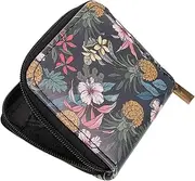 [TOGEVAL] Wallet Women Small Purse Decorative Flower Design Compact Portable Zipper