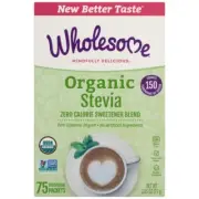 Sweetener Stevia 75Pk Org 2.65 Oz(Case Of 6) By Wholesome