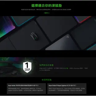 Razer 雷蛇 Strider 凌甲蟲 混合式滑鼠墊 L 45x40cm【GAME休閒館】