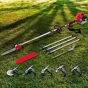 [GIANTZ] Pole Saw, 65cc Hedge Trimmer Brush Cutter Poles Tree Pruner Chainsaw Cordless Petrol Hand Power Chainsaws Home Garden Farm Whipper Snipper Tool Saws, with Extra Chains Spark Plug 12" Bar 7 in1