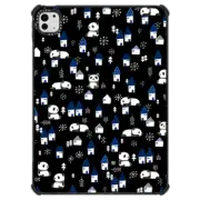 iPad Pro 11-inch (M4) iPad Impact Case Snow Blue House and Panda - iPad by imushstore