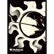 MTG Card Sleeves MANA MINIMALIST White Mana (Symbol) (MTGS-298)