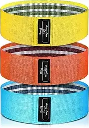 Resistance Bands, Exercise Workout Bands for Women and Men, 5 Set of Stretch Bands for Booty Legs, Pilates Flexbands