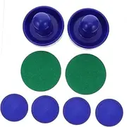 Abaodam Air Hockey Puck Paddles for Game Table Ergonomic Pushers with Felt Durable Replacement Accessories for Family Fun